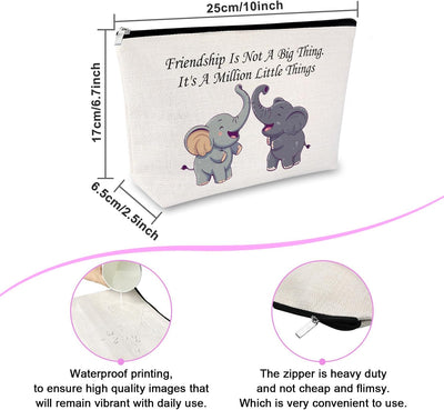 Bolsa cosméticos temática elefante regalo mujer