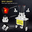 Interruptor palanca 30A 12V DC SPST coche con luz LED roja