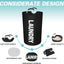 Cesta ropa sucia 75L plegable impermeable con asas aluminio