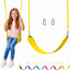 Set columpios exteriores kit reemplazo asiento cadenas amarillo
