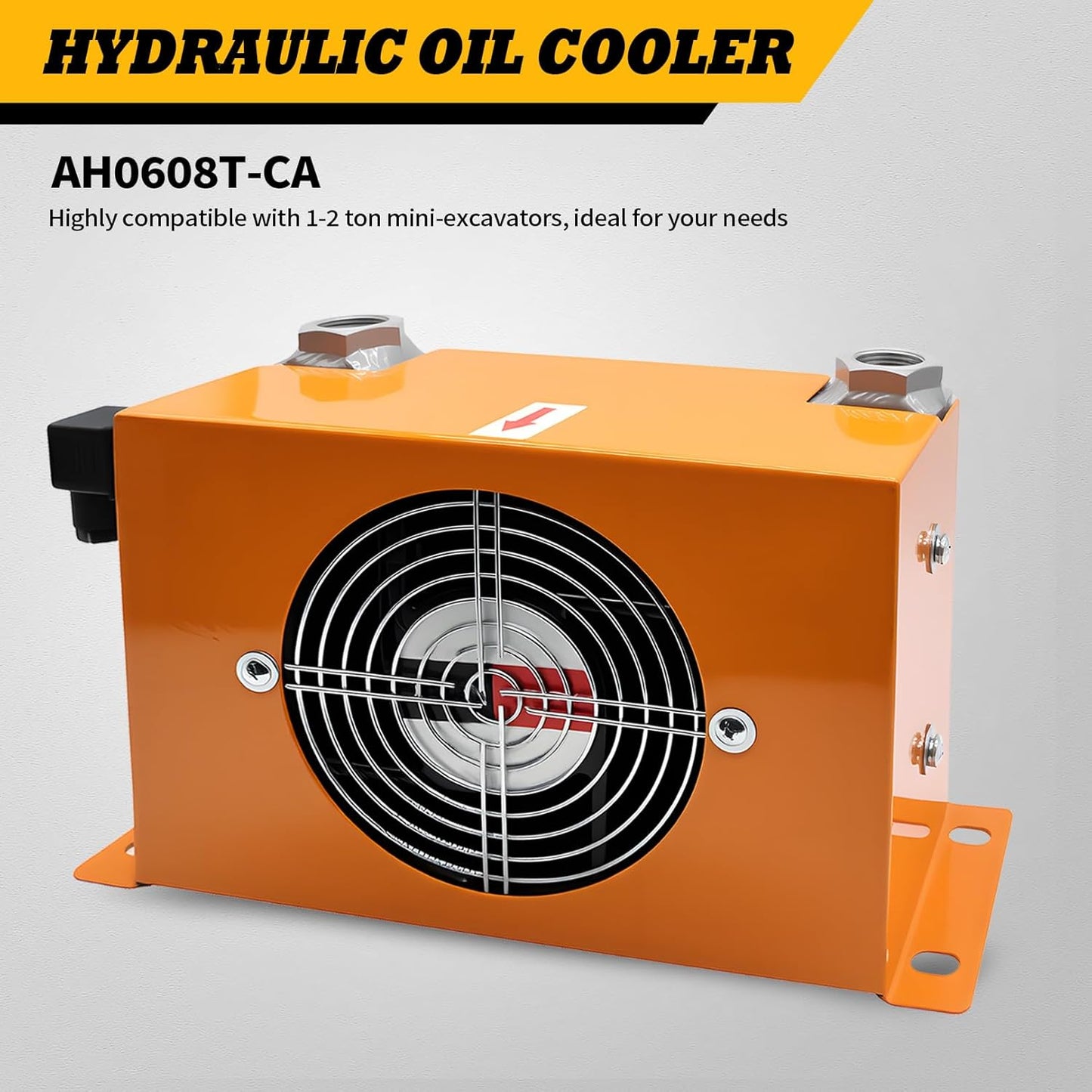 Enfriador aceite hidráulico 12V 38W 60l/min