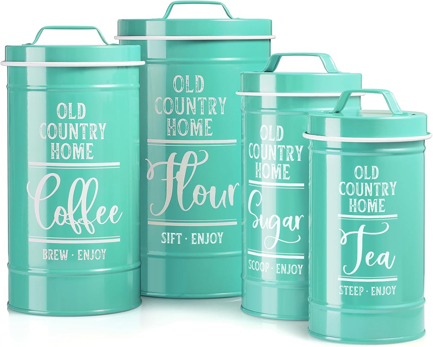 Recipientes herméticos para encimera cocina té café azúcar
