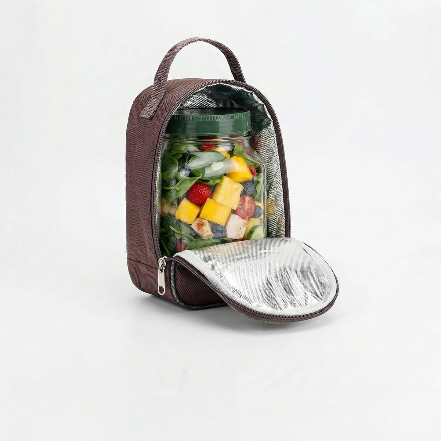 Bolsa almacenamiento portátil apertura lateral duradera