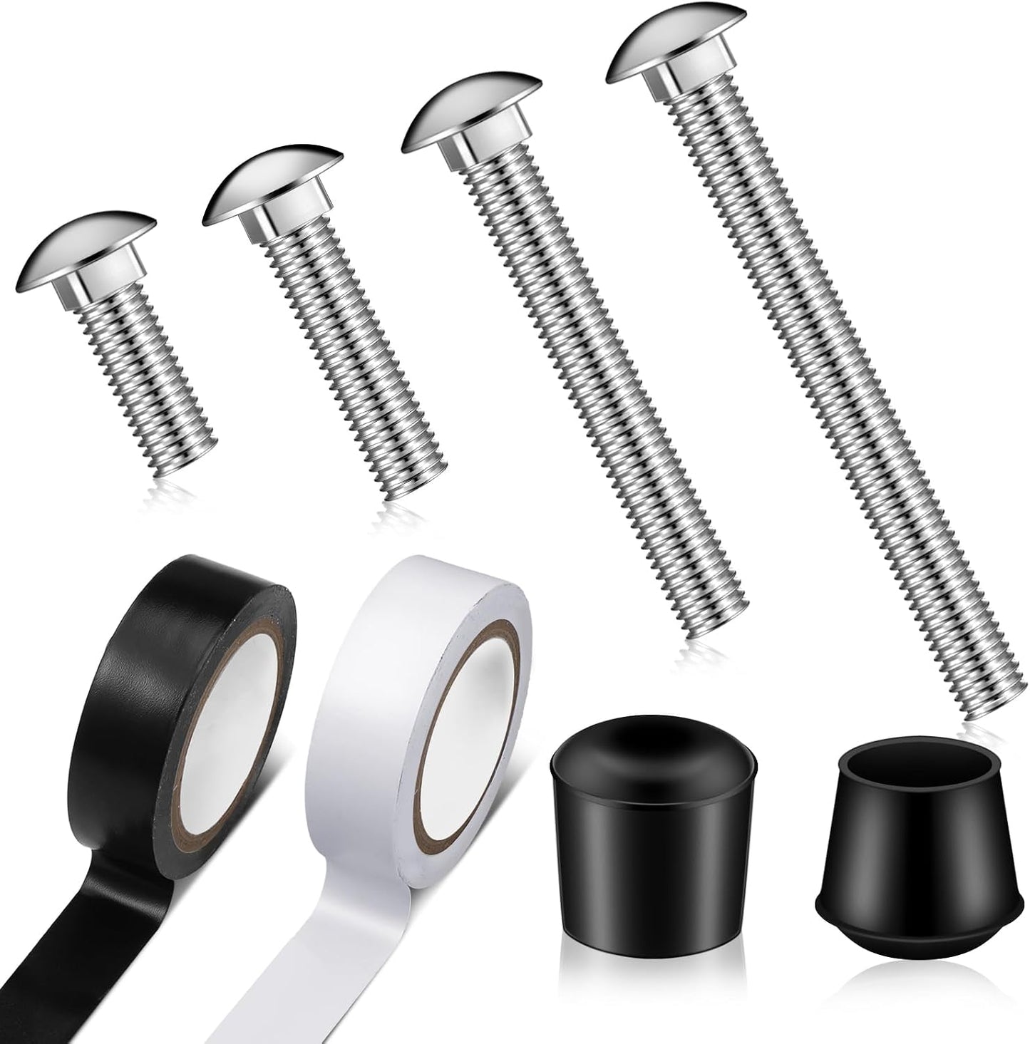 Set anclaje peso 2 tapas asta bandera 2 cintas protectoras