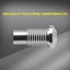 20 Pzas Holder LED Bisel Redondo Cobre Cromo