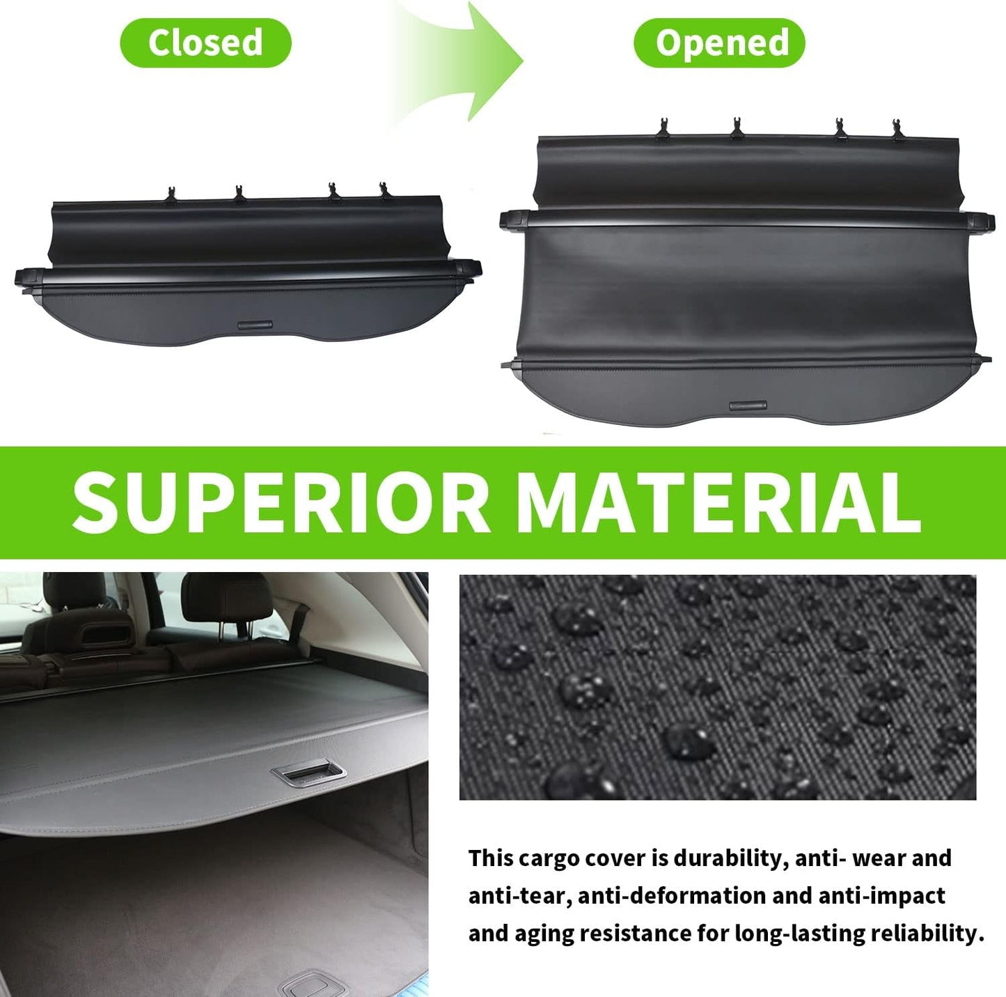 Cubierta maletero Subaru Forester proteccion solar