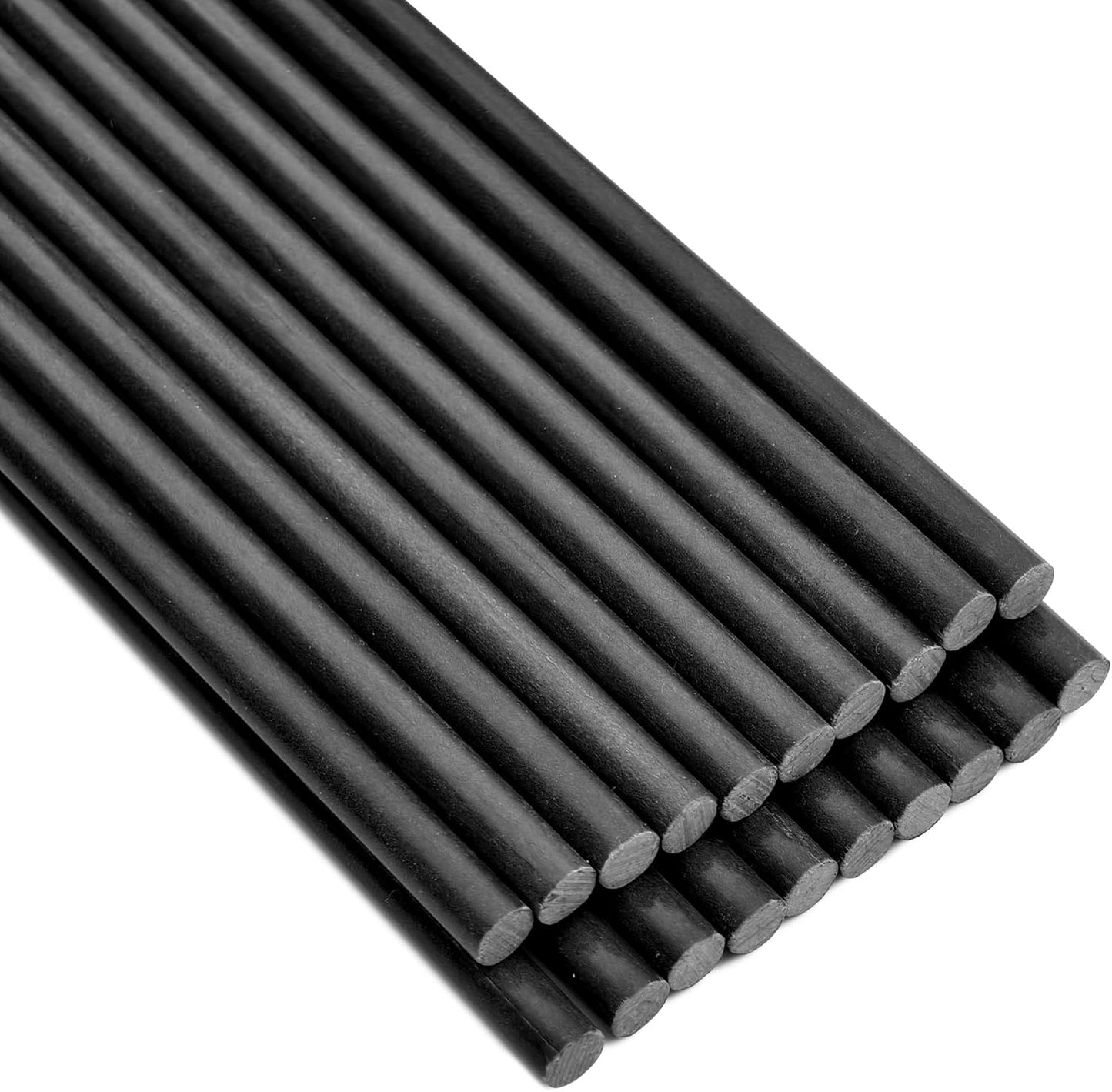 Set 20 estacas fibra vidrio 48pulg soporte tomate negro