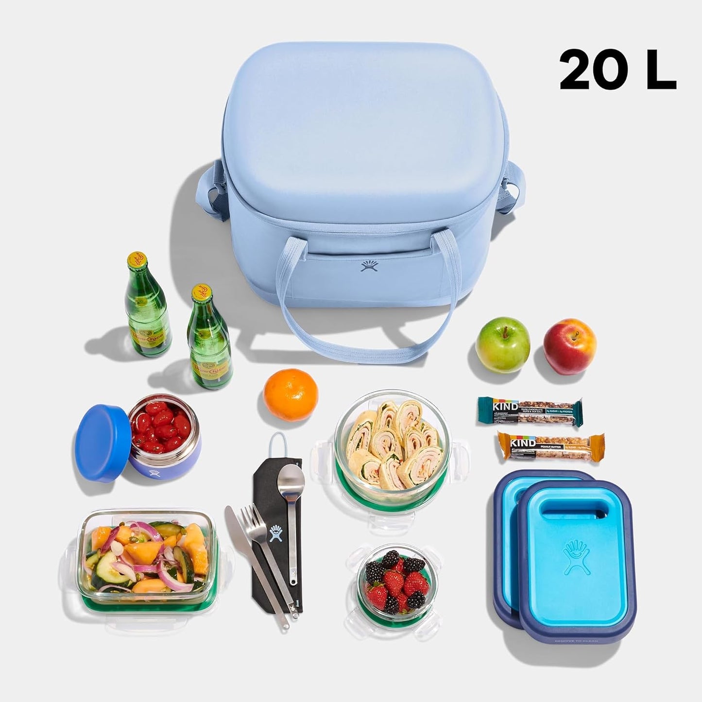 Bolsa enfriadora Hydro Flask 20L negro aislada