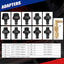 Kit medidor presión aceite motor 0-140 PSI con adaptadores