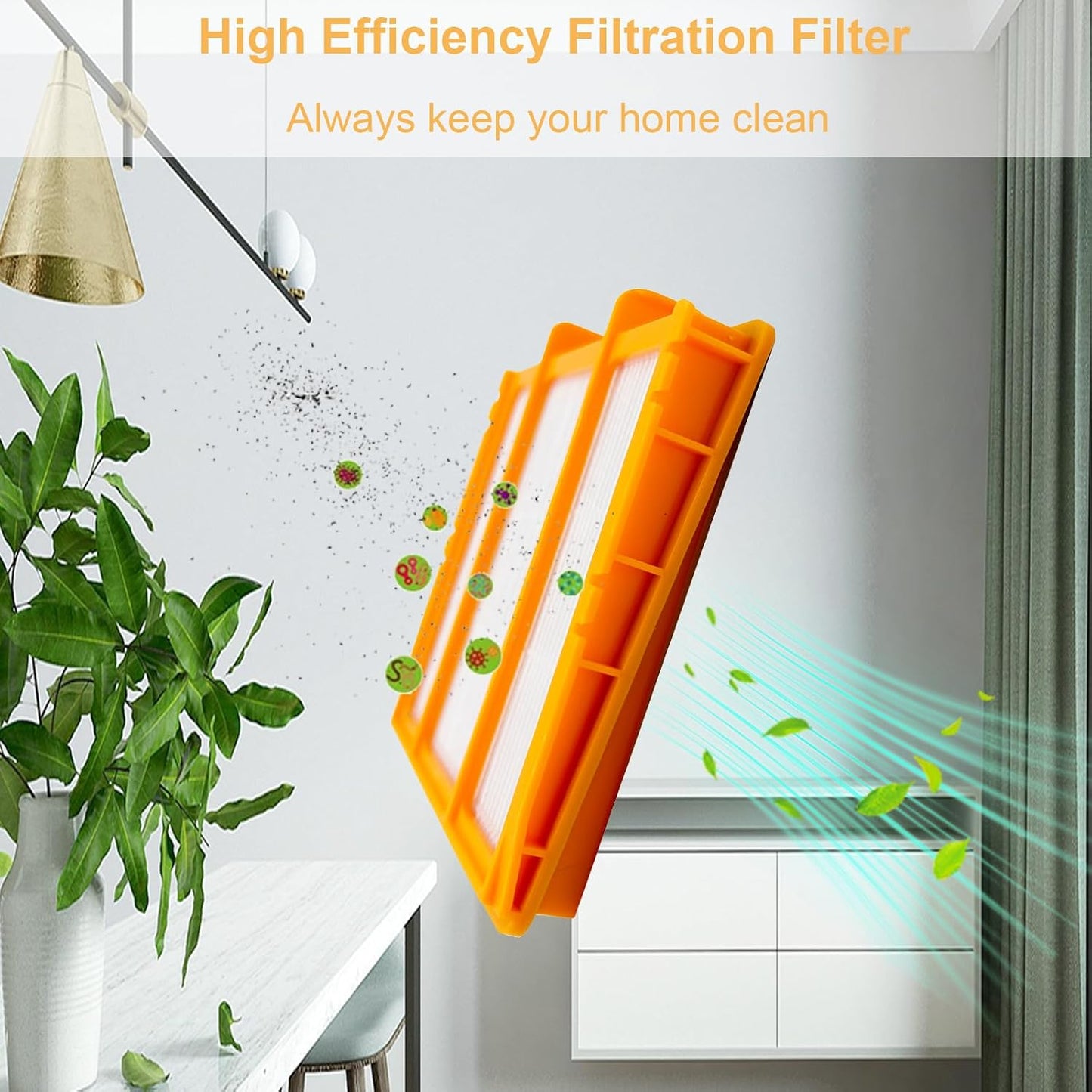8 Filtros Repuesto para Robot Aspirador Shark