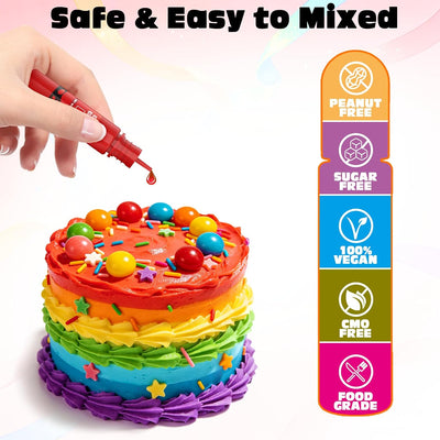Juego colorante alimentario en gel 12 colores 0.35oz