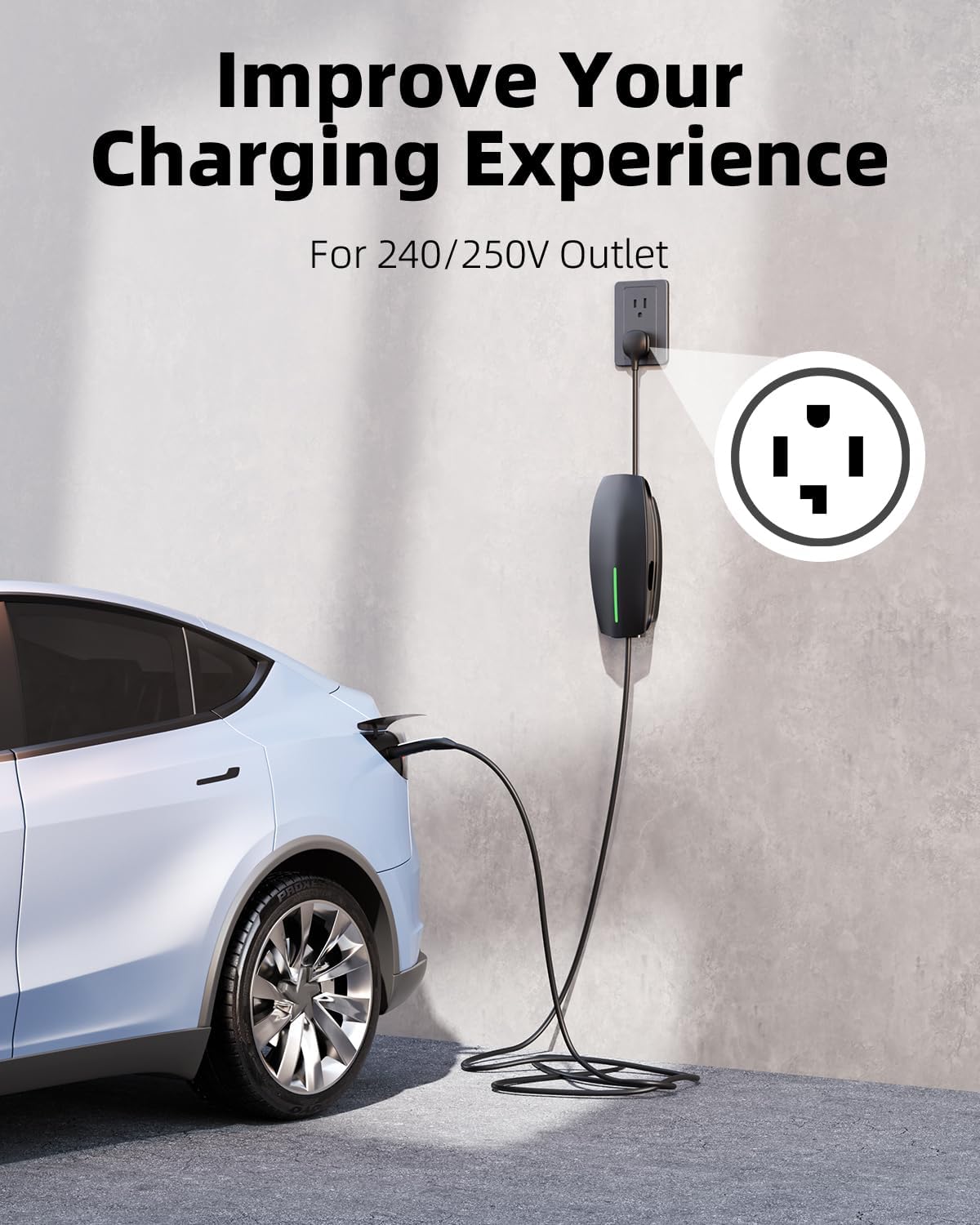 Adaptador NEMA 14-30 para Cargador Tesla Gen 2 y 3 240V