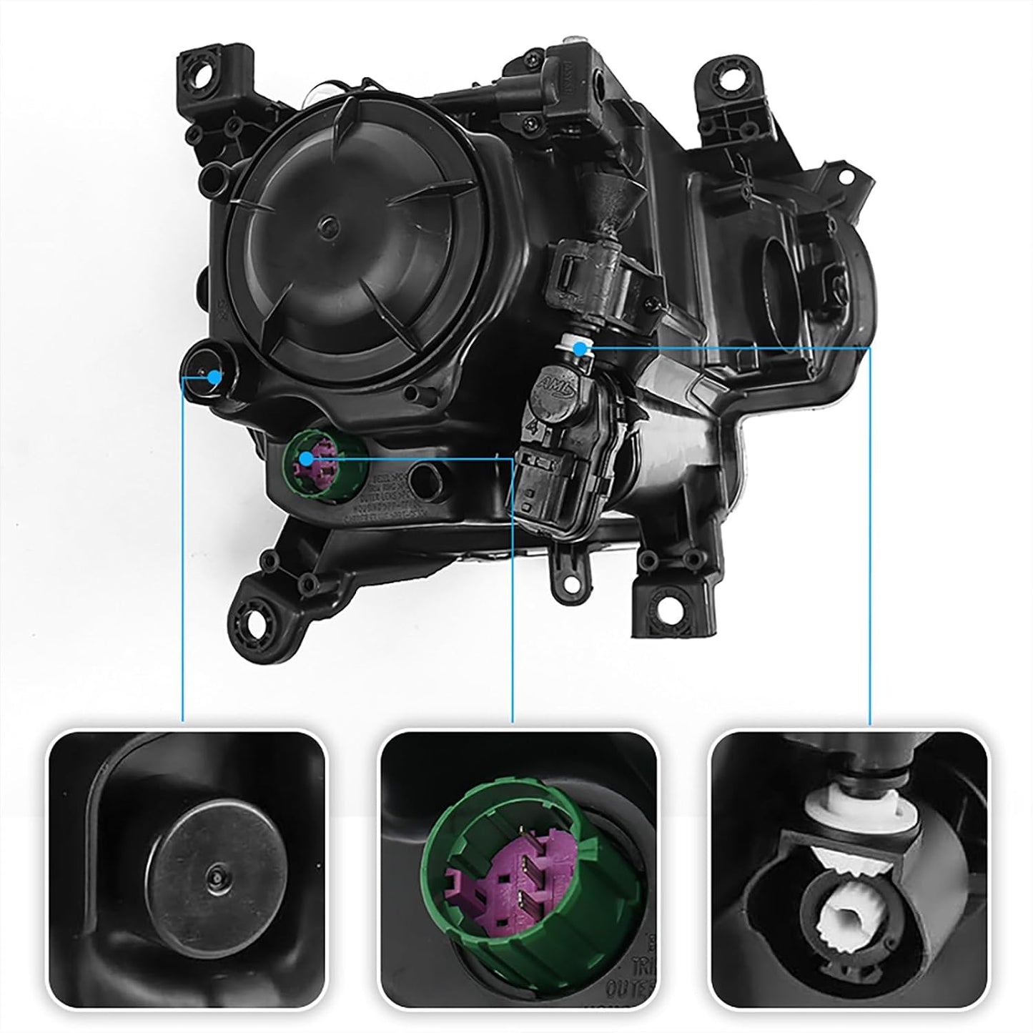 Faros izquierdo Jeep Cherokee 14-18 Halógeno Blanco OE