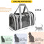 Transportador mascotas suaves lados plegable resistente 15lb
