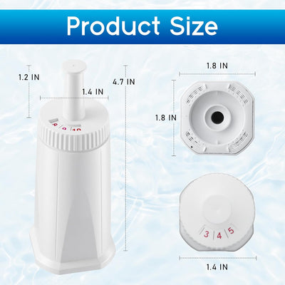 4 Filtros Agua Comp Barista Touch Bes880 Pro BES878
