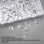700 Clips Cable Acero 0.157-0.394pulg para Pared
