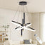 Candelabros LED negros modernos 24" regulables