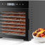 Máquina deshidratadora 500W 8 bandejas acero inox