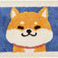 Alfombra baño Shiba y Corgi felpa antideslizante 17.7x25.6pulg