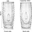 6 Vasos Tiki Vidrio Doble Anticuado 20oz para Mai Tai