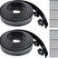 Borde jardín 60ft x 2pulg 54 picos negro