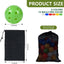 90 Pelotas Golf Plástico Coloridas con Bolsa Malla