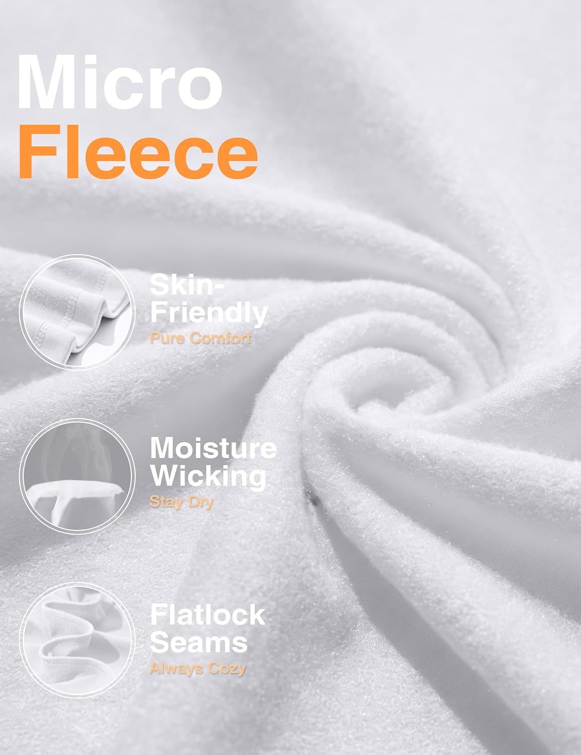 3 Pzas Ropa Interior Térmica Hombre Forro Polar Cálido