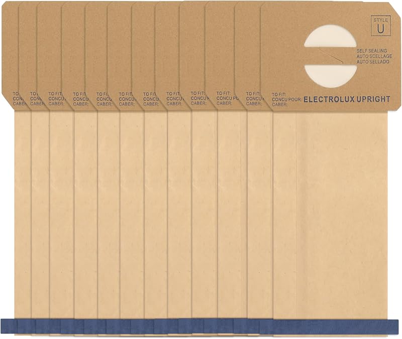 12 Bolsas U para Aspiradora Electrolux