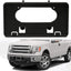 Soporte placa licencia Ford F150 09-14 negro
