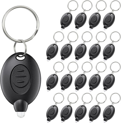 20 Linternas LED Llavero Mini 12 Lúmenes Portátil