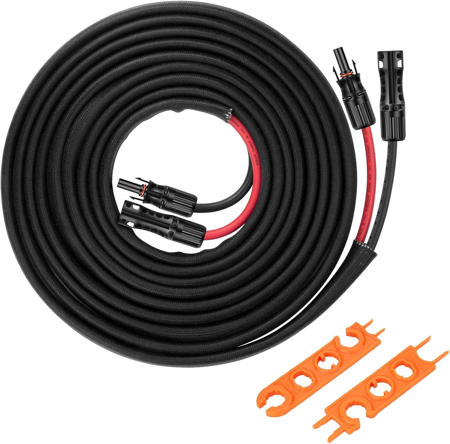 Cable extensión solar 8AWG 30ft con conectores