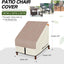 Fundas sillas patio impermeables 30x33x34" set 4