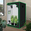 Tienda cultivo interior 48x48x78" Mylar plantas