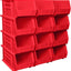 Contenedores plástico apilables 15x8x7pulg garaje