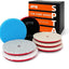 Almohadillas pulido 7 pzas 6.5" para placa 6" 150mm