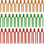 120 Pzas Clips Plástico para Esquejes 3 Colores