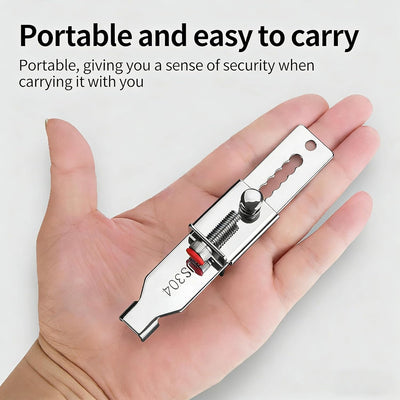 Cerradura puerta portátil para viaje instalación rápida