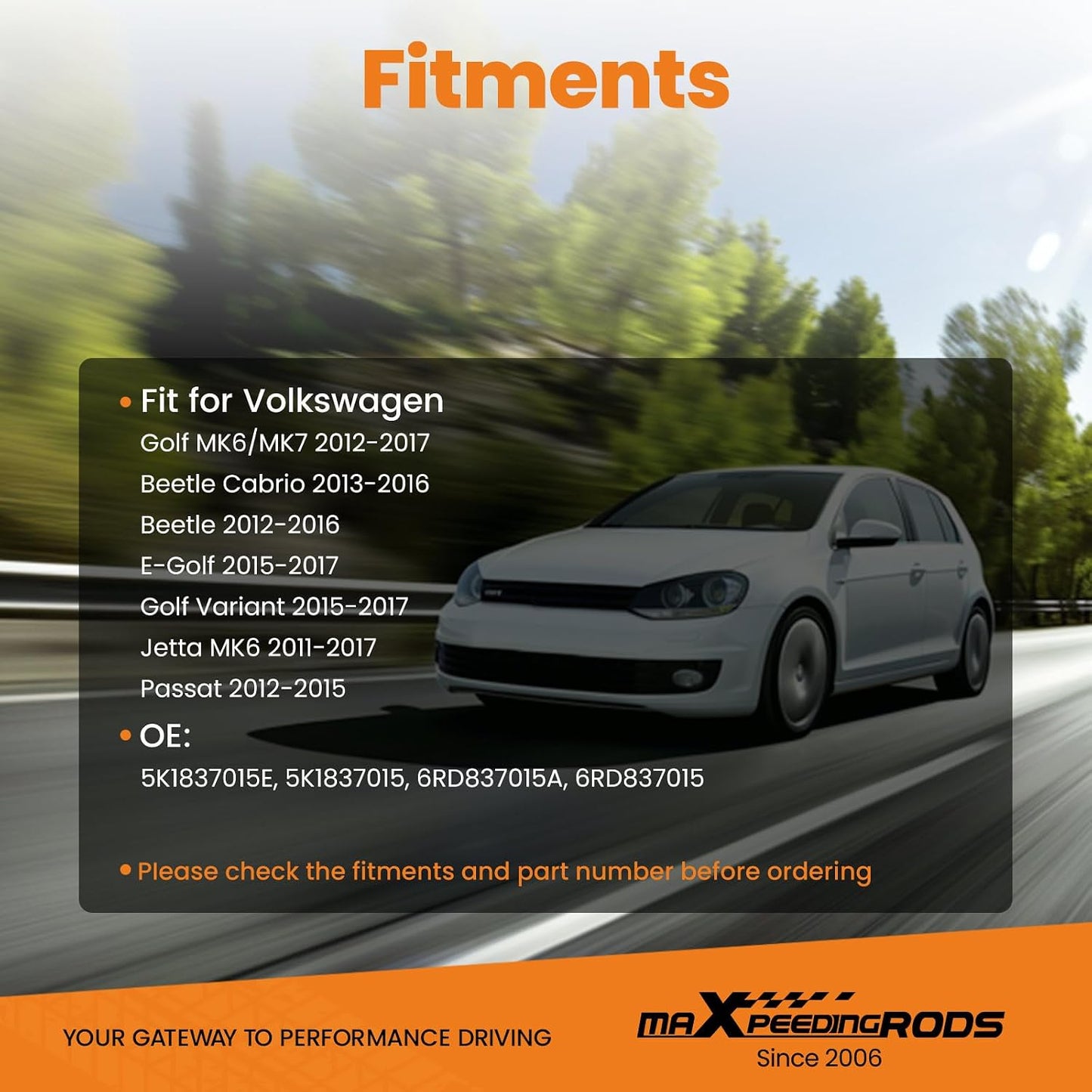 Actuador cerradura puerta izq VW Golf MK6/MK7 12-17