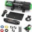 Cabrestante eléctrico ATV 12V cuerda 1/4pulg x50ft