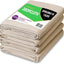 Lona algodón resistente 9x12ft 4uds