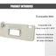 Visera solar izquierda Chevy Cruze 11-19 gris repuesto