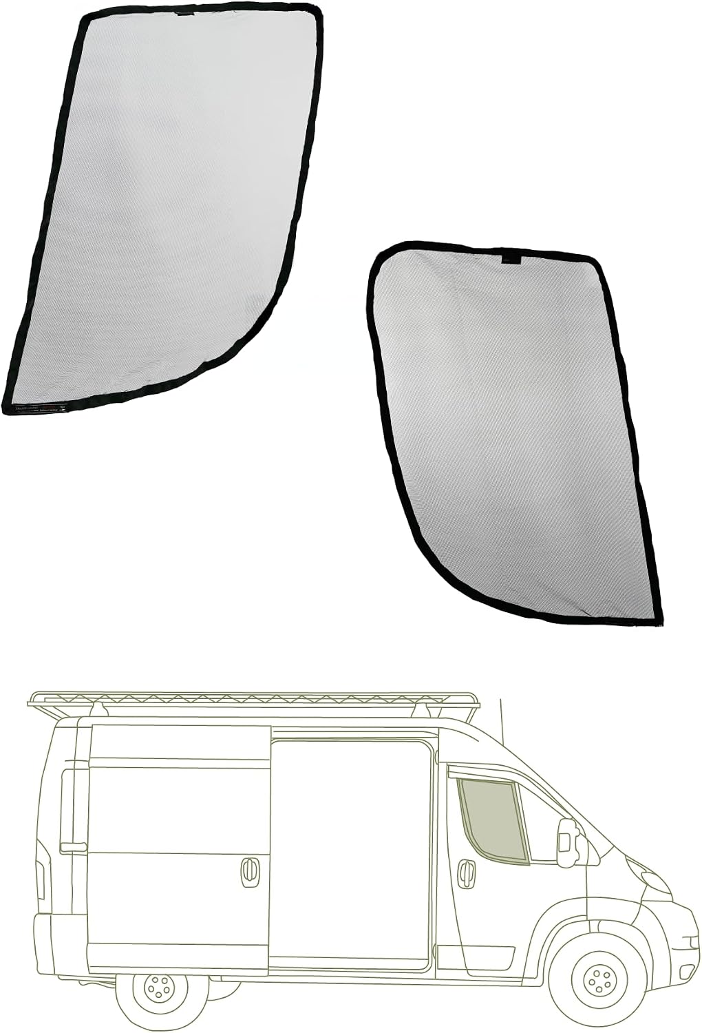 Rejillas protectoras puertas Ram Promaster Van