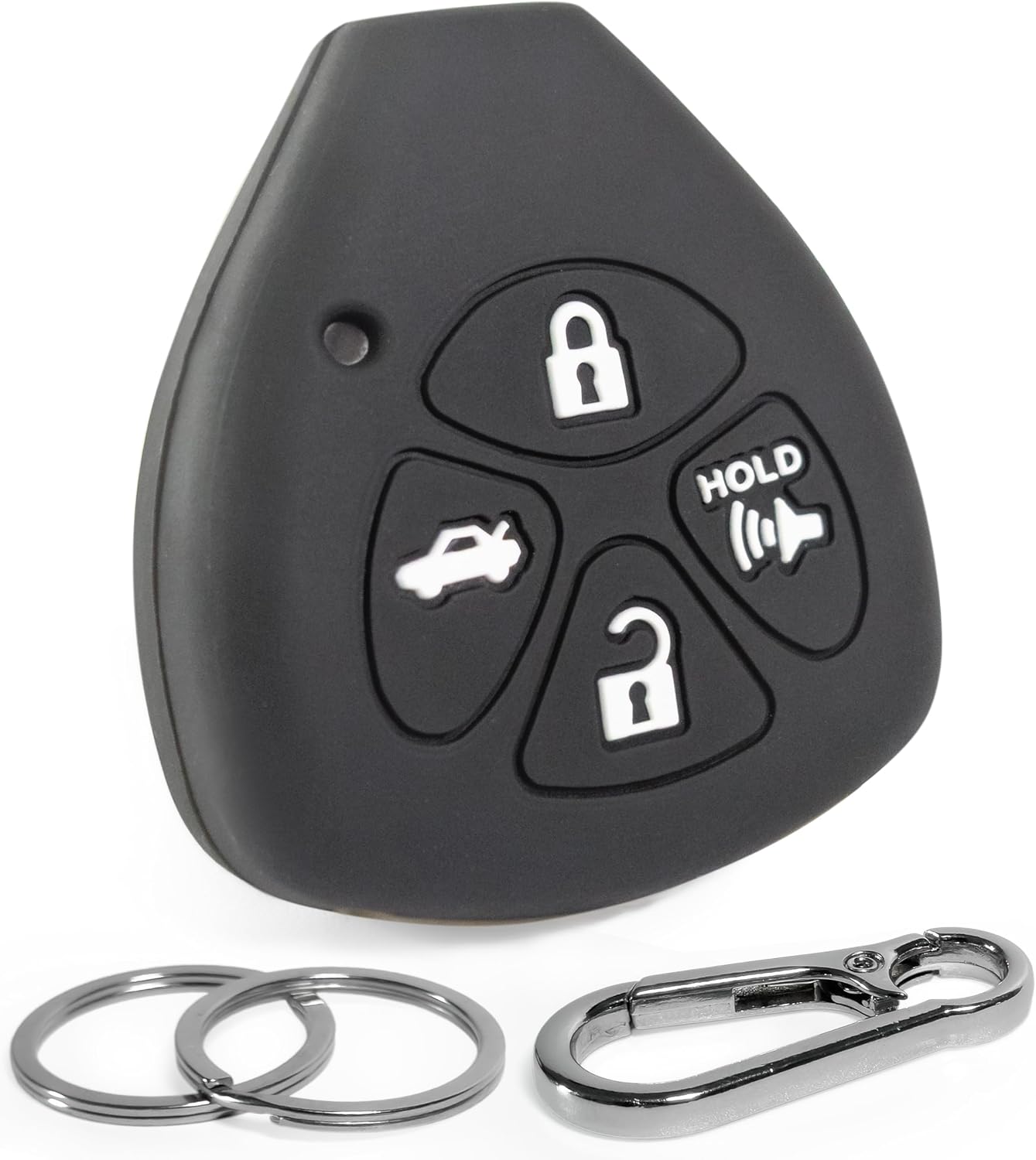 Fundas silicona llave Toyota Camry Corolla 08-13 negro pizarra