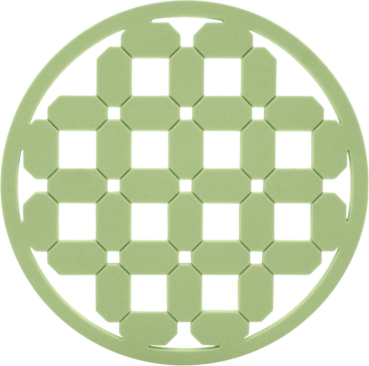 Alfombrilla silicona para ollas 7x7pulg antideslizante sin BPA