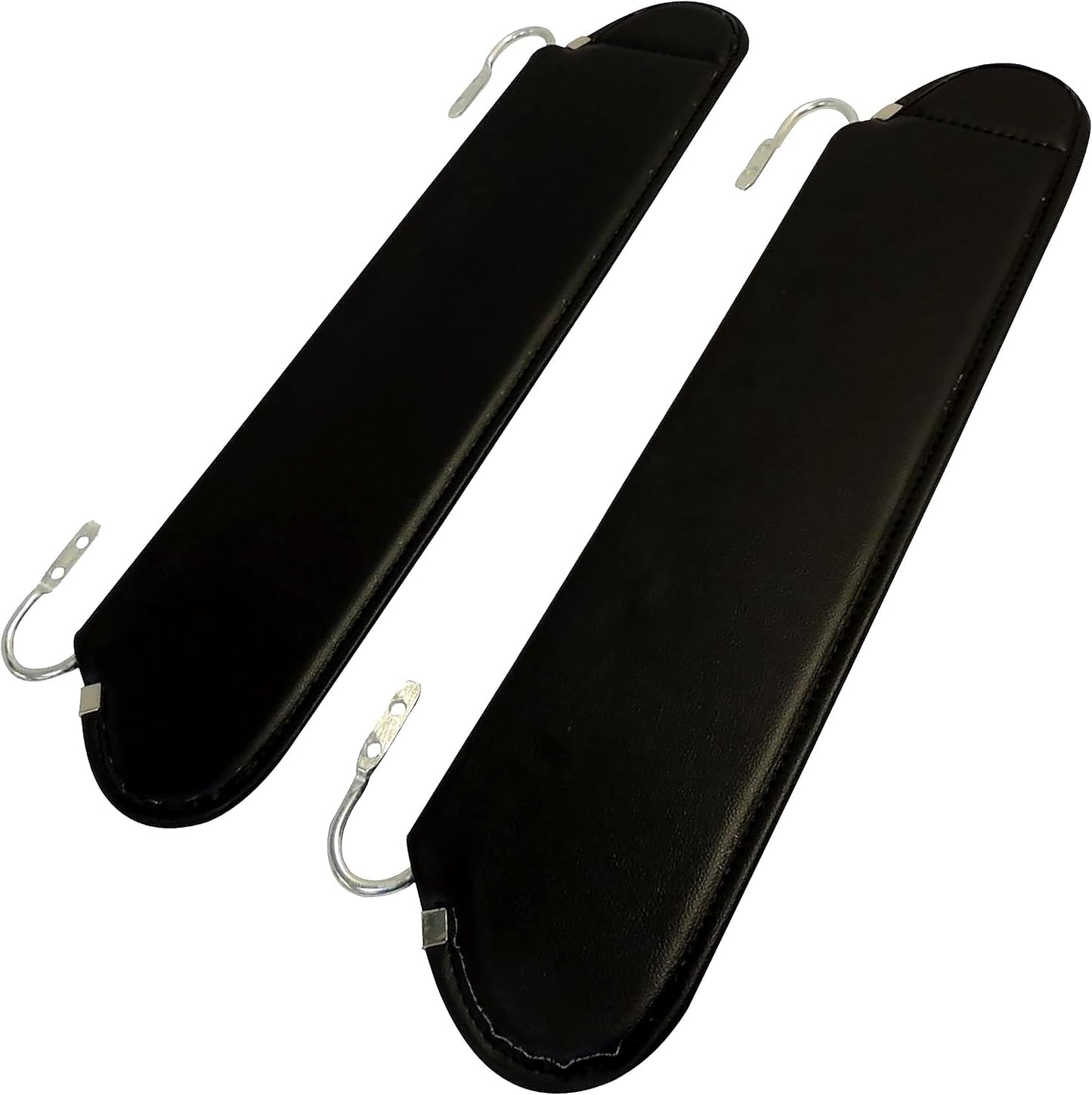 Set visera solar izq y der negro soportes extensibles