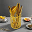 Organizador cocina dorado soporte utensilios cestas acero inox
