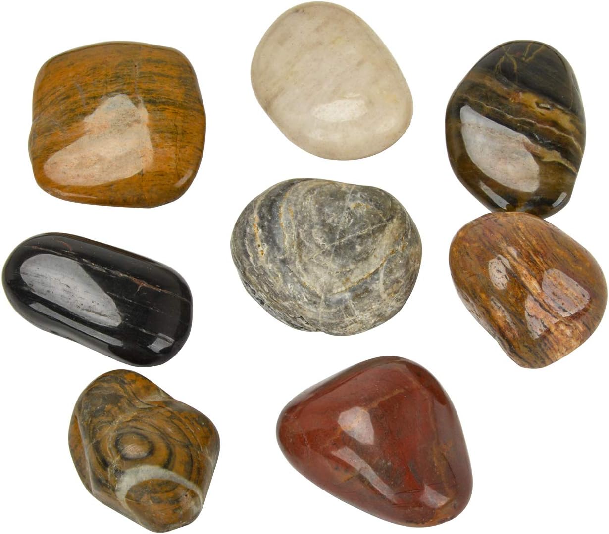 Piedras decorativas mixto 3.8-5cm para acuario y hogar 2.3kg