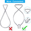 Clips techo colgantes 96 pzas color plata