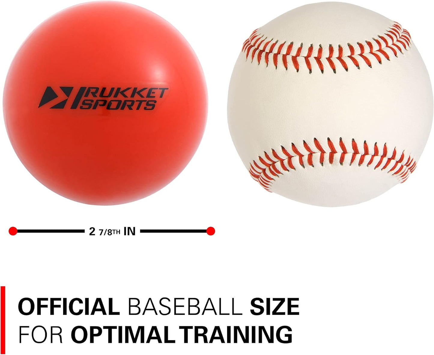 Pelotas entrenamiento béisbol 1lb 2 7/8pulg pack 3