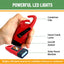 Linterna manivela solar 4uds luz brillante 3 LED acampar